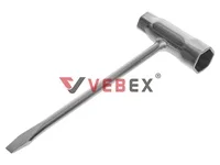 Ключ комбинированный для бензопилы 13-19мм с плоской отверткой (усиленный), VEBEX