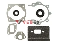 Комплект прокладок С САЛЬНИКАМИ коленвала для китайской бензокосы 43-52 см3, VEBEX