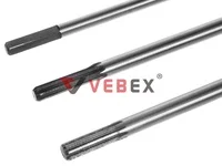 Вал штанги для бензокосы 153см, 7мм*4 шлица, VEBEX