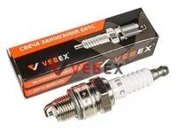 Свеча зажигания VEBEX E6TC (для 4-х тактных двигателей, М14х1.25х12.7мм короткая)