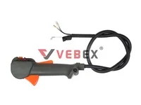 Ручка газа для бензокосы HUSQVARNA 128R (в сборе с тросом и проводами), VEBEX