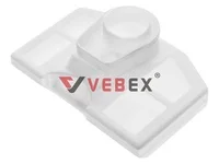 Фильтр воздушный для китайской бензопилы 5200 / 52 сс плоский 01 (малый), VEBEX