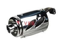 Глушитель для генераторов 2,5-3,5 кВт, хромированный, VEBEX