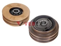 Муфта сцепления для виброплиты 20мм*126мм*2A (ремень A, двухручейковая), VEBEX