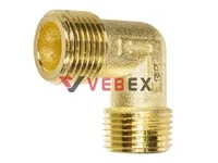 Уголок для компрессора 3/8" х 3/8", VEBEX
