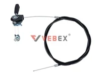 Трос газа для мотоблоков и виброплит 130-110 см (в сборе с металлической ручкой), VEBEX