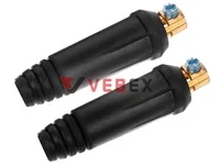 Вилка кабельная для сварочного аппарата 10-25 (пара), VEBEX