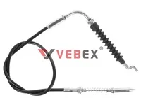 Трос 01 блокировки рычага включения шнека снегоуборщика 75-68,5-56 см, угловой, VEBEX