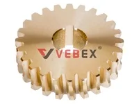 Шестерня редуктора шнека снегоуборщика 20мм*65мм, 24 зуба, VEBEX