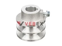 Шкив ремня для мотокультиватора 20мм двухручейковый, VEBEX