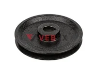 Шкив ремня для электродвигателя 22мм*140мм*1А (ремень А, одноручейковый), VEBEX