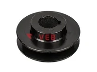 Шкив ремня для электродвигателя 22мм*80мм*1А (ремень А, одноручейковый), VEBEX