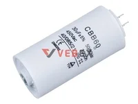 Конденсатор CBB60 30uF 450V (4 клеммы, с болтом), VEBEX