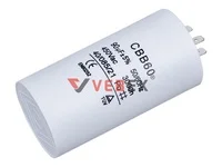 Конденсатор CBB60 90uF 450V (4 клеммы, без болта), VEBEX