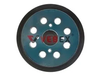 Подошва для китайских шлифмашин 125мм, 4 отверстия (черная), VEBEX