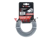 Леска для триммера (витой квадрат со стержнем) 2,7*15м (50/200шт/кор), VEBEX