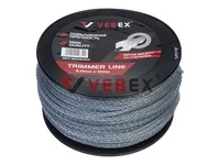Леска для триммера (витой квадрат со стержнем) в рулоне 3,0*150м (12шт/кор), VEBEX