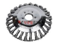 Кордщетка металлическая для триммера (150мм, универсальная), VEBEX   30шт/кор