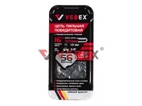 Цепь пильная победитовая VEBEX   3/8" х 1,3 х 56 зв. (металлическая упаковка)