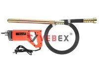 Вибратор сетевой глубинный 850/1100 Вт., с гибким валом 1,5 м.