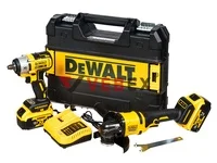 Набор  №4 DWT 2 в 1 (АКБ УШМ, гайковерт), аналог   SE#30-103   5шт/кор