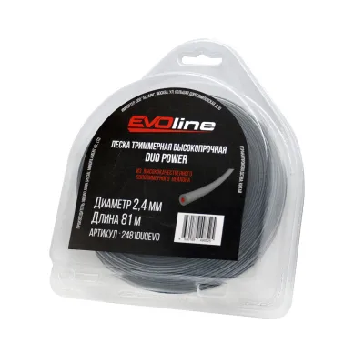 Леска триммерная EVOline DUO POWER 2481DUOEVO —