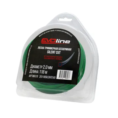 Леска триммерная EVOline SILENT CUT 20118SILENTEVO —