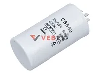Конденсатор CBB60 70uF 450V (4 клеммы, без болта), VEBEX