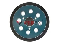 Подошва для шлифмашины MKT 125мм, 3 отверстия (черная), VEBEX