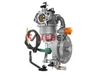 Карбюратор двухтопливный 188F (газ + бензин), VEBEX