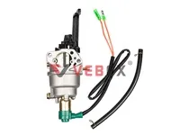 Карбюратор для двигателей 177F/GX270 (с электроклапаном, с рычагом), VEBEX