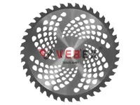 Нож стальной для триммера DK-40 (255*25.4*40 зубов), VEBEX