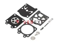 Ремкомплект карбюратора для китайской бензопилы 5200 / 52сс, VEBEX