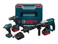 Набор №10 BSH 4 в 1 (АКБ УШМ, гайковерт, шуруповерт, перфоратор) 36V, аналог   SE#30-57   2шт/кор