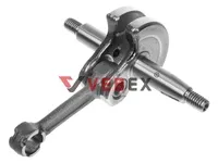 Коленвал  для китайской бензокосы 33 см3, VEBEX