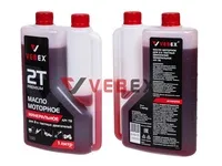 Масло моторное для 2-х тактных двигателей VEBEX минеральное, 1л. (дозаторная канистра)   8шт/кор