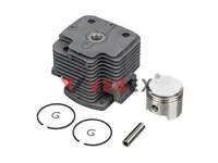 Цилиндро-поршневая группа для китайской бензокосы и мотобура 62 см3 / 48 мм, VEBEX