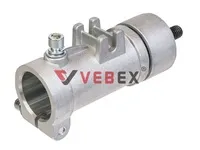 Редуктор нижний для электротриммера с кривой штангой 25,4мм, 4 шлица, VEBEX