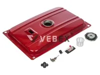 Бак топливный для генераторов 2 кВт 168F, 15 л. красный, комплект, VEBEX