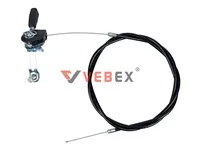 Трос газа для мотоблоков и виброплит 130-110 см (в сборе с металлической ручкой), VEBEX