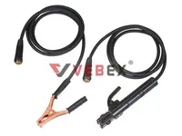 Комплект сварочных кабелей  5.0 метров (держатели 300А, вилки 10-25), VEBEX