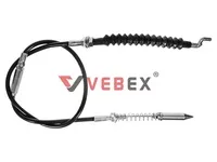 Трос 02 блокировки рычага включения шнека снегоуборщика 76,5-69,5-54 см, VEBEX