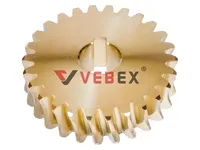 Шестерня редуктора шнека снегоуборщика 19мм*72мм, 26 зубов, VEBEX