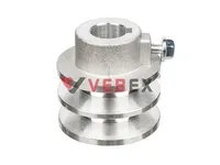 Шкив ремня для мотокультиватора 19мм двухручейковый, VEBEX