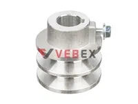 Шкив ремня для мотокультиватора 20мм двухручейковый, VEBEX