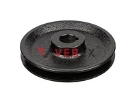 Шкив ремня для электродвигателя 22мм*130мм*1А (ремень А, одноручейковый), VEBEX