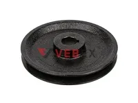 Шкив ремня для электродвигателя 22мм*140мм*1А (ремень А, одноручейковый), VEBEX