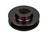 Шкив ремня для электродвигателя 22мм*80мм*1А (ремень А, одноручейковый), VEBEX