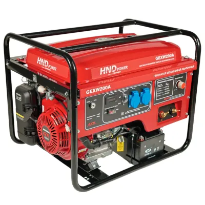 Генератор сварочный бензиновый HND GEXW 200 A GEXW200A — HND