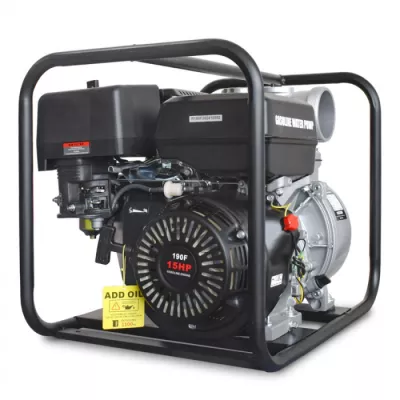 Мотопомпа бензиновая REDVOLT WP40C, (Чистая вода) (4")